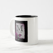 ゴシックバラ、キャンドル、パーチメント、ロケット ツートーンマグカップ (正面左)