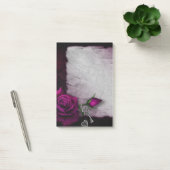 ゴシックバラ、キャンドル、パーチメント、ロケット ポストイット (オフィス)