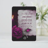 ゴシックバラ、キャンドル、ロケ結婚ット セーブザデート (スタンド正面)