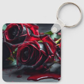 ゴシックバラ キーホルダー (裏面)