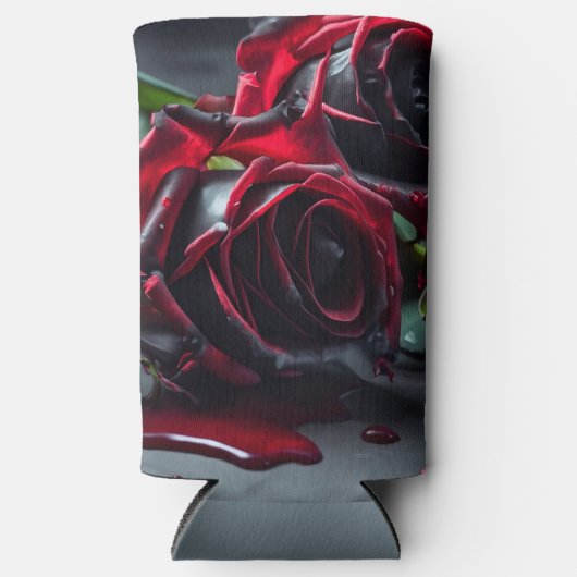 ゴシックバラ スリム缶クーラー (正面)