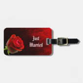 ゴシックバラ ラゲッジタグ (正面横)