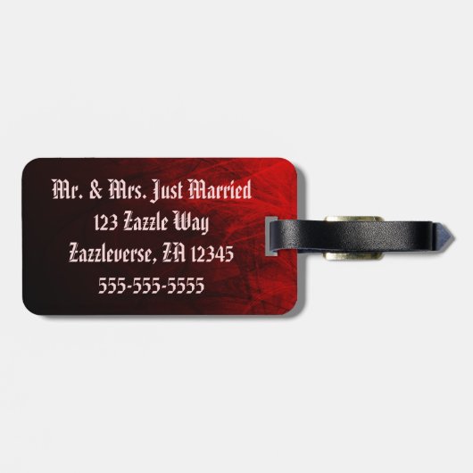 ゴシックバラ ラゲッジタグ (裏面横)