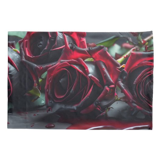 ゴシックバラ 枕カバー (裏面)