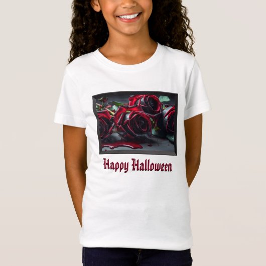 ゴシックバラ Tシャツ (正面)