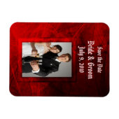 ゴシックバラSave the Dateプレミアムマグネット マグネット (横)