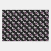 ゴシックバレンタイン翼ハート ラッピングペーパーシート (正面3)