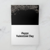 ゴシックバレンタイン赤いハートインチョーク シーズンカード (内部)