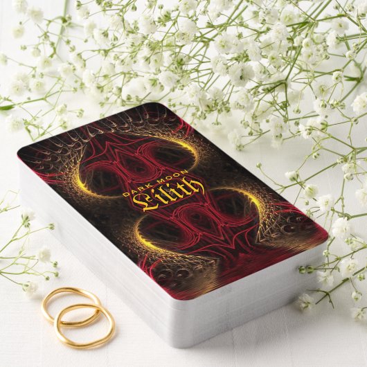 ゴシックバレンタイン金ゴールドハートダークアーツ トランプ (インサイチュ (ウェディング))