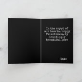 ゴシックバレンタイン スカルとバラ カード (内部)