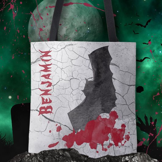 ゴシックバンパイアバットハロウィン トートバッグ