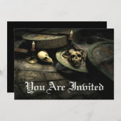 ゴシックバースデーパーティ招待状 招待状 (正面/裏面)