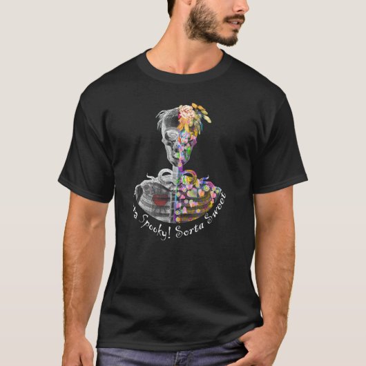 ゴシックパステル不気味ゴシックハロウィーン Tシャツ (正面)