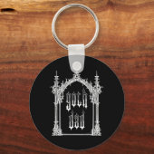 ゴシックパパファーザーズデイハロウィンゴシックStreetwear A キーホルダー (正面)
