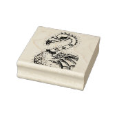 ゴシックパンクロッカーフラミンゴ、スカル、スパイクヘア ラバースタンプ (スタンプ)