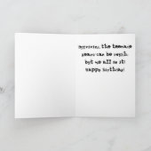 ゴシックパンク誕生日カード カード (内部)