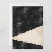 ゴシックパーティーハロウィーン誕生日パーティー 招待状 (裏面)