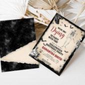 ゴシックパーティーハロウィーン誕生日パーティー 招待状