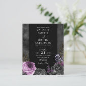 ゴシックパープルとブラック結婚フローラのオールインワン (スタンド正面)