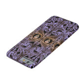 ゴシックパープルオーナメントとスカル Case-Mate iPhoneケース (底)