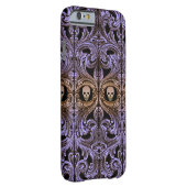 ゴシックパープルオーナメントとスカル Case-Mate iPhoneケース (裏面/右)