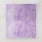 ゴシックパープルグランジブラックレース結婚ズ プレイスカード (内部開封)