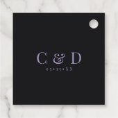 ゴシックパープルフローラスパイダーウェブ フェイバータグ (裏面)