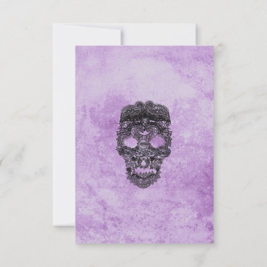 ゴシックパープル グランジブラックレース ウェディング 詳細 (裏面)