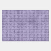 ゴシックパープル&グレーストーンスカル ラッピングペーパーシート (正面3)