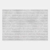 ゴシックパープル&グレーストーンスカル ラッピングペーパーシート (正面2)