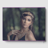 ゴシックパープル&ブラックMoody Quinceaenera ゲストブック (裏面)