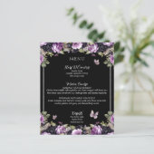 ゴシックパープル&ブラックMoody Quinceaneraメニュー (スタンド正面)