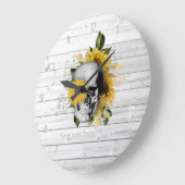 ゴシックヒマワリ骨格大時計 ラージ壁時計 (傾斜)