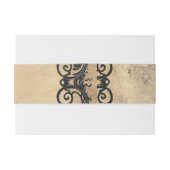 ゴシックビクトリアンエレガンス招待状用帯 招待状ベリーバンド (裏面例)