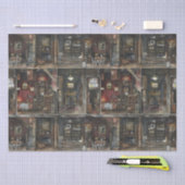 ゴシックビクトリアンドールショーズ暗色学院 薄葉紙 (クラフト)