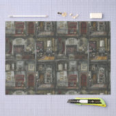 ゴシックビクトリアンドールショーズ暗色学院 薄葉紙 (クラフト)