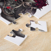 ゴシックビクトリアンファッションドレスとハイヒールブーツ ジグソーパズル (側面)