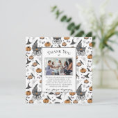 ゴシックビクトリアンベビーサンキューカード 招待状 (スタンド正面)