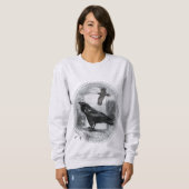 ゴシックビクトリアンラヴェンファンタジー スウェットシャツ (正面フル)