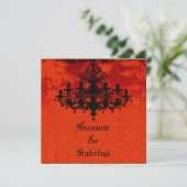 ゴシックビクトリアンロマンスチャ結婚ンデリア 招待状 (スタンド正面)