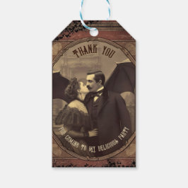 ゴシックビクトリアンヴィンテージドラキュラキスハロウィーン ギフトタグ