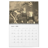 ゴシックビクトリアン写真ヴィンテージホラー カレンダー (3月 2026)