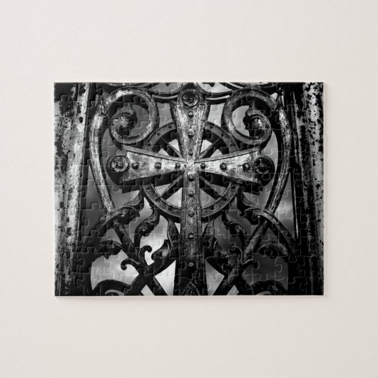 ゴシックビクトリアン十字架 ジグソーパズル (横)