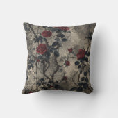 ゴシックビクトリアン園バラパターン クッション (裏面)