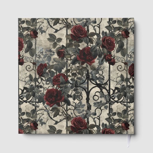 ゴシックビクトリアン園バラパターン ゲストブック (裏面)