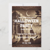 ゴシックビクトリアン墓地ハローウィンパーティ 招待状 (正面)