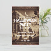 ゴシックビクトリアン墓地ハローウィンパーティ 招待状 (スタンド正面)