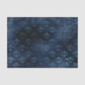 ゴシックビクトリアン様式のブルーダマスクティッシュペーパーエレガント、 薄葉紙 (正面)