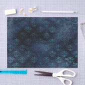 ゴシックビクトリアン様式のブルーダマスクティッシュペーパーエレガント、 薄葉紙 (クラフト)