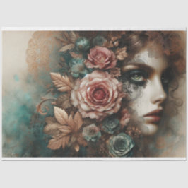 ゴシックビクトリアン様式フローラデコパージュ 薄葉紙